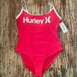 NWT Red Hurley One Piece Swimsuit SZ 1X